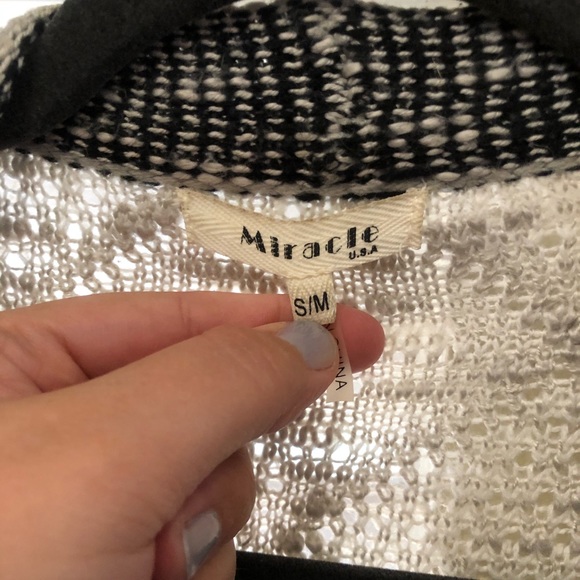 Knit Multicolor Cardigan with Pockets, Size S / M - Picture 3 of 5